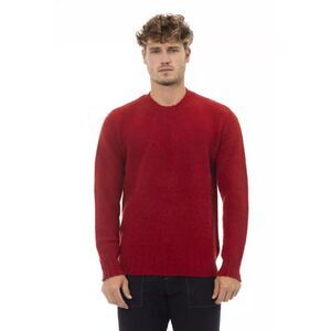 Alpha Studio Red Wool Men's Men's Sweater